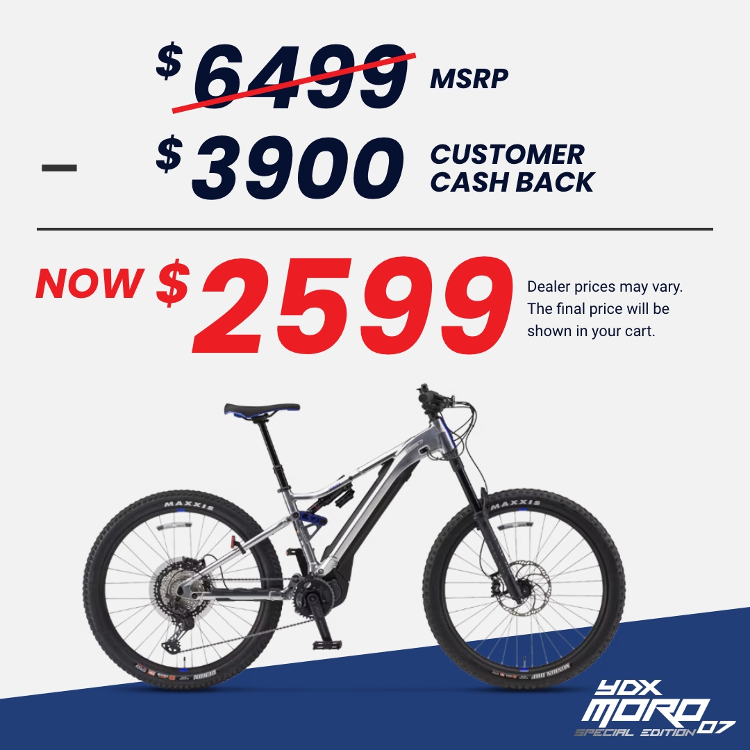 YDX-MORO 07 Special Edition. 6499 MSRP with 3900 customer cash, now 2599. Dealer prices may vary.